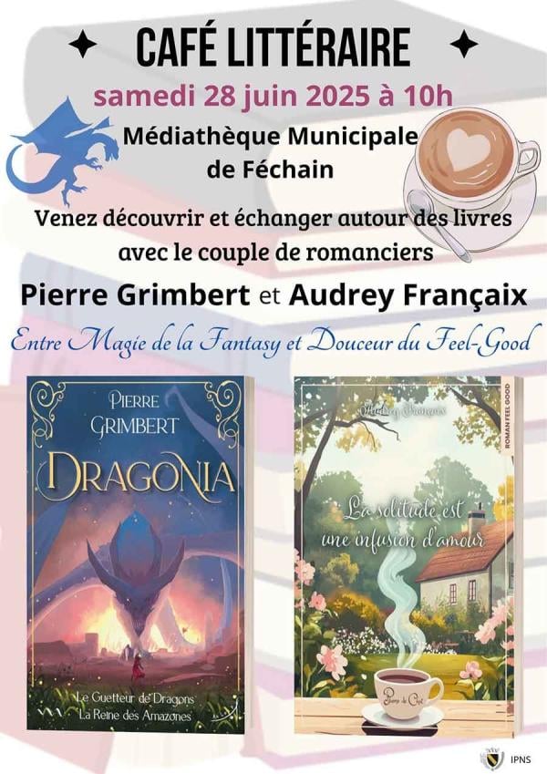 Café littéraire à la Médiathèque de Féchain samedi 28 juin 2025 à 10h