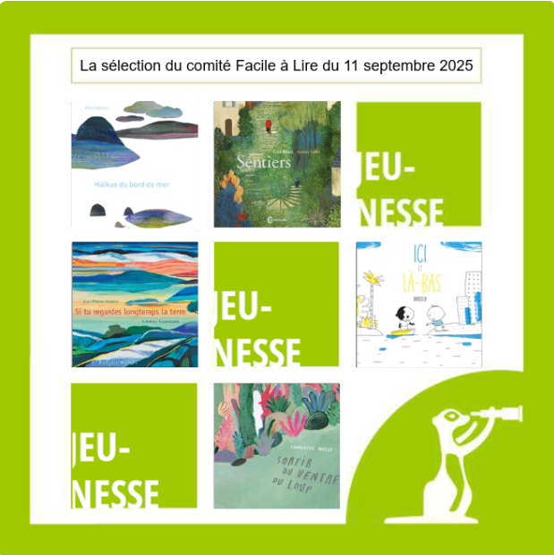 Premières de couverture d'albums sélectionnés au Comité Facile à Lire 2025